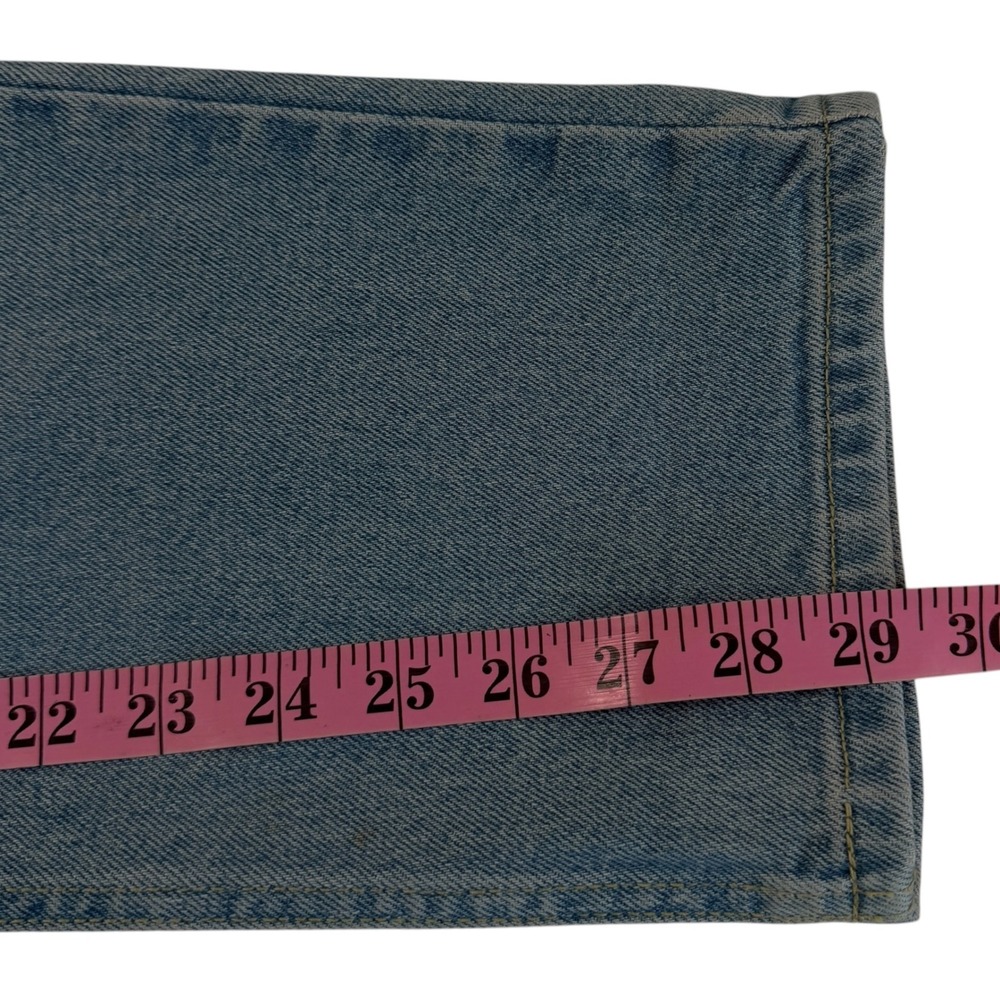 Dairy Boy Light Wash MidRise Straight Leg Blue Denim Jeans Size 23 Paige Lorenze - Picture 7 of 9